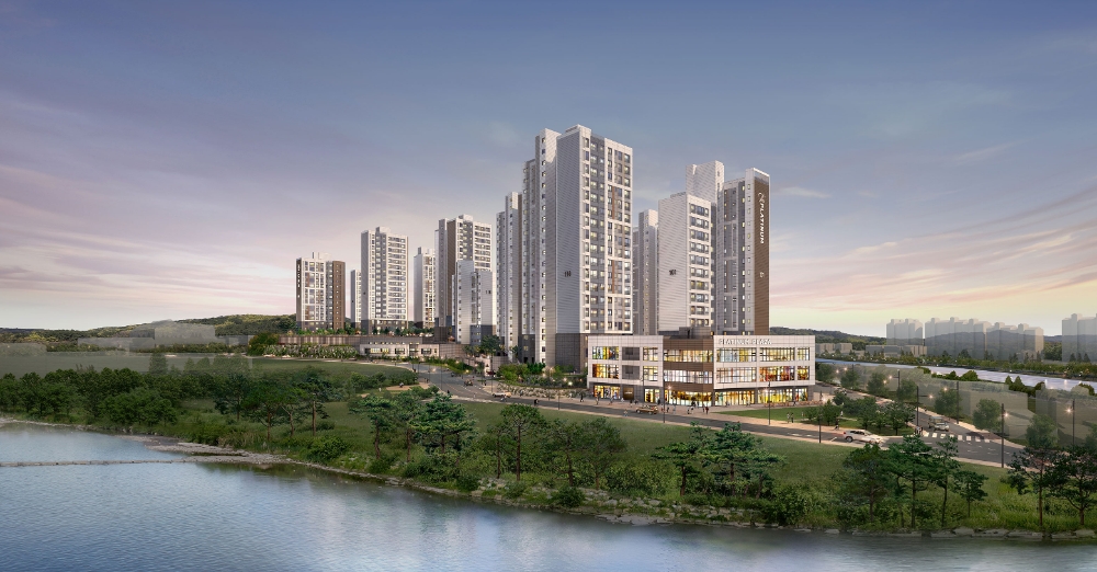 쌍용 더 플래티넘 광주 투시도