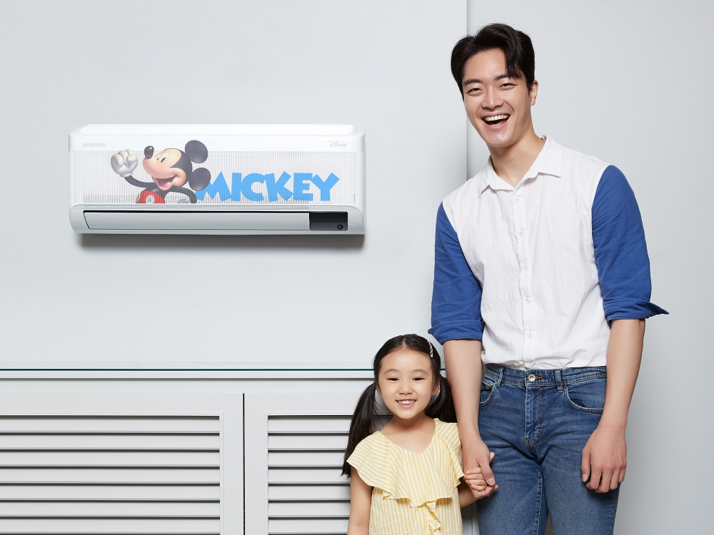 삼성전자가 무풍에어컨 '디즈니 컬렉션'을 출시했다고 7일 밝혔다/사진=삼성전자