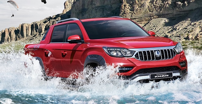 쌍용차 중형픽업트럭 렉스턴 스포츠 칸.