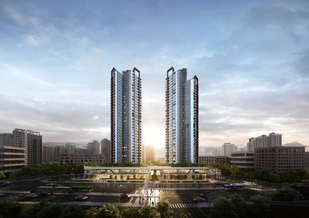 길음역 롯데캐슬 트윈골드 투시도