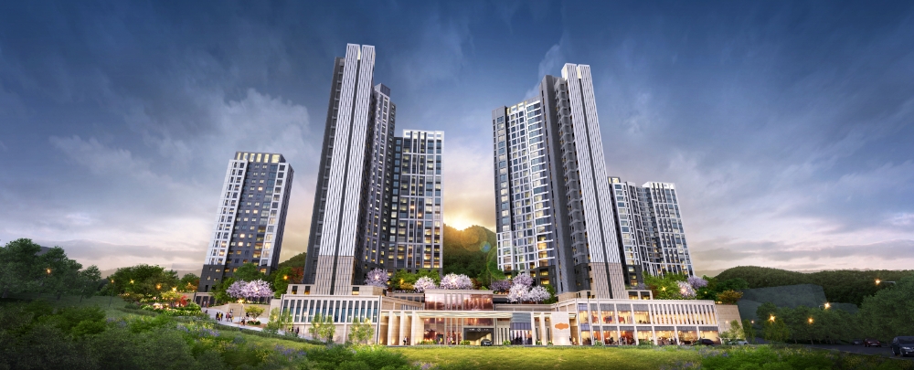 부산 당리1구역 투시도 / 사진=대림산업