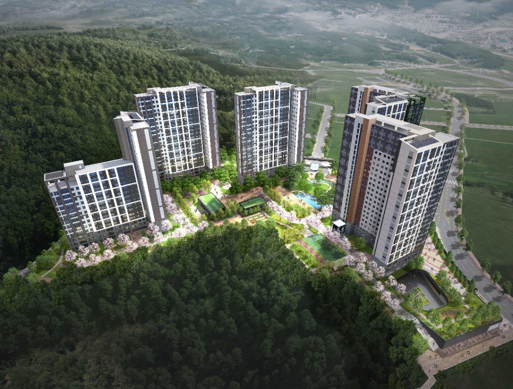 고양시 덕은지구 A3블록 조감도