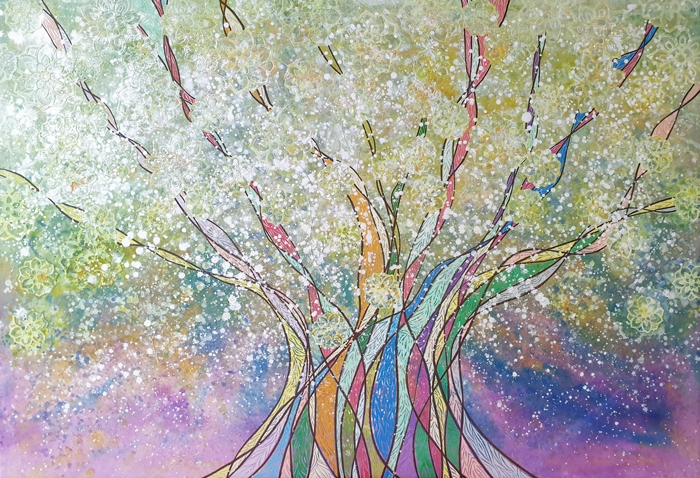 이현진, 결_변하지 않는 것, 50호P, 한지에 옻칠