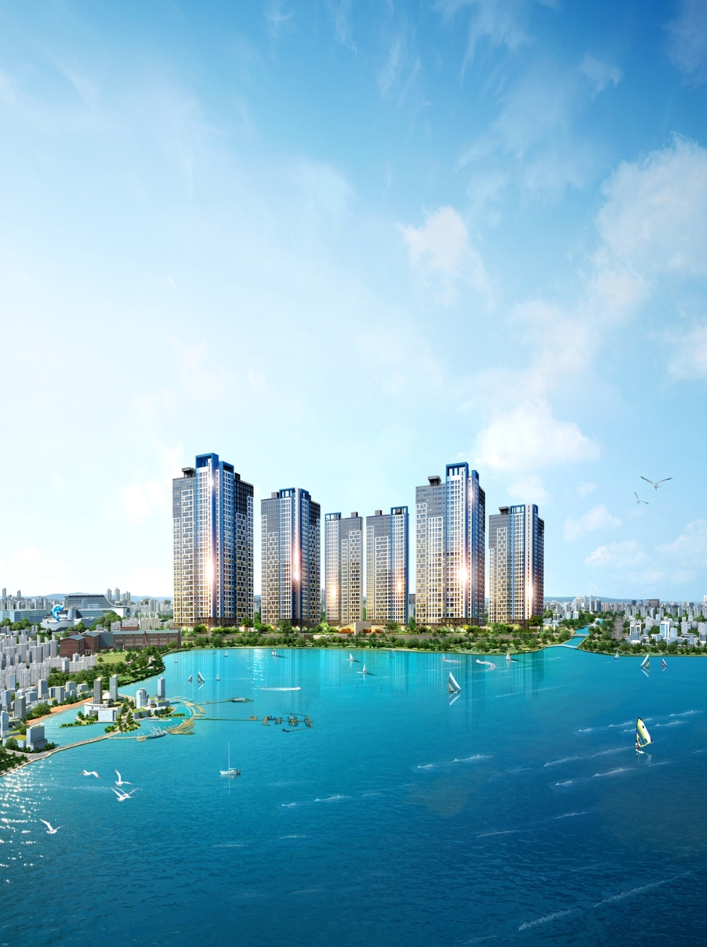 시흥 금강펜테리움 오션베이 투시도