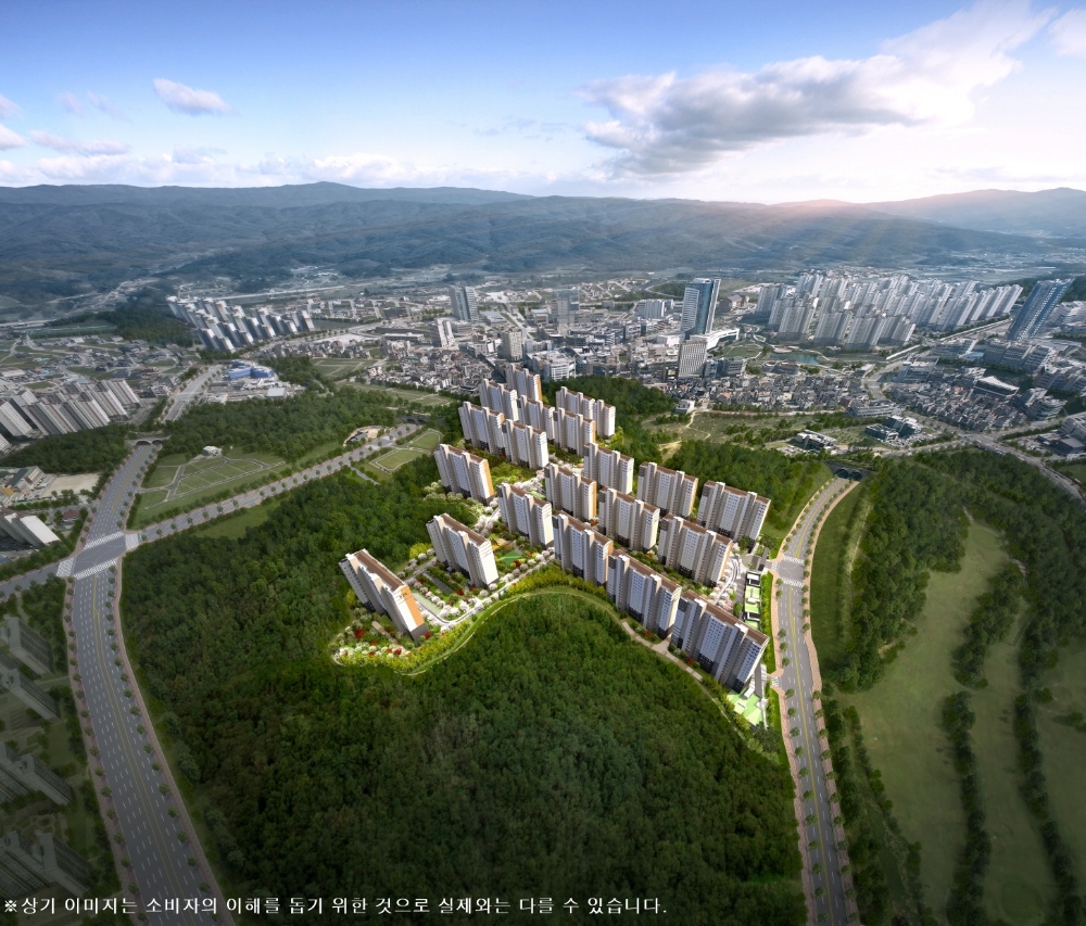 원주혁신도시 제일풍경채 센텀포레 조감도