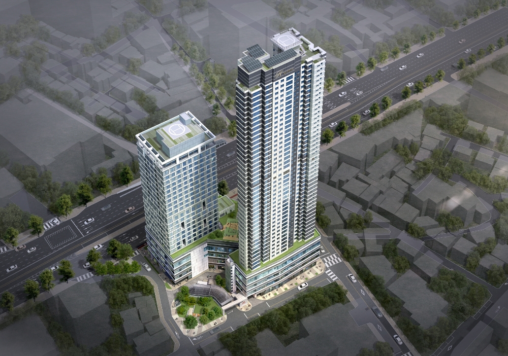 힐스테이트 천호역 젠트리스 조감도