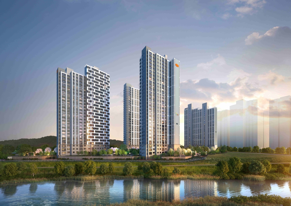 e편한세상 밀양 나노밸리 투시도