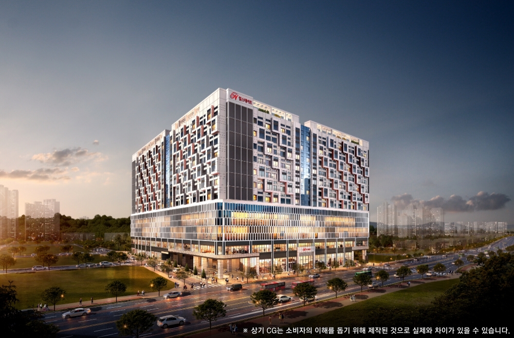 힐스테이트 지금 디포레 야경투시도