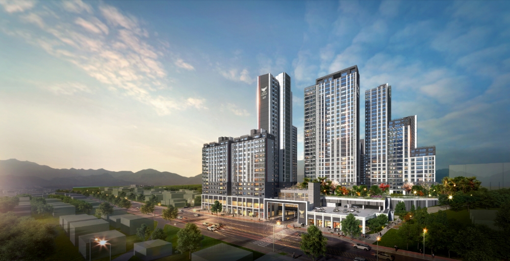 속초 롯데캐슬 인더스카이 석경투시도