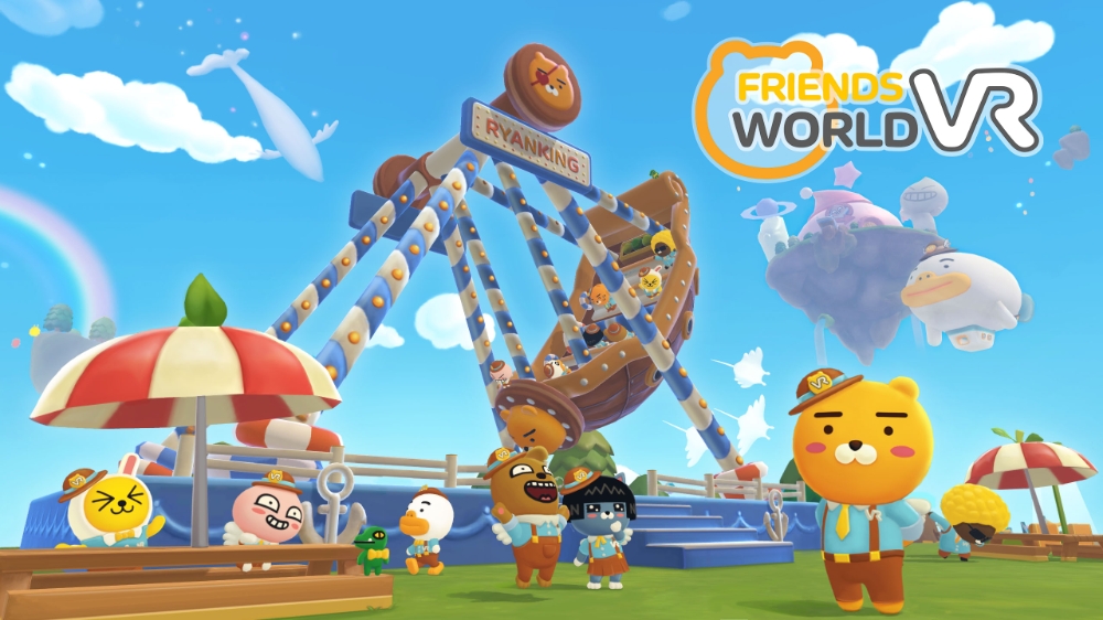 카카오게임즈의 자회사 카카오VX의 프렌즈 월드 VR/사진=카카오게임즈