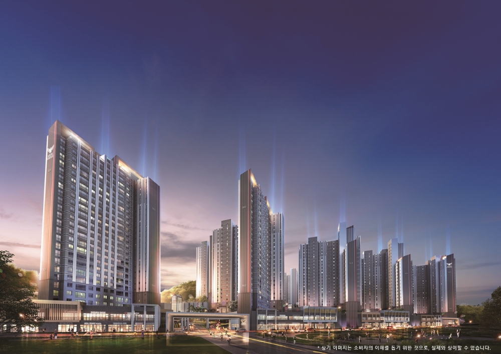 오산 롯데캐슬 스카이파크 석경투시도