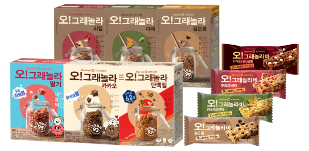 마켓오 네이처 ‘오!그래놀라’ 제품 사진. / 사진 제공 = 오리온