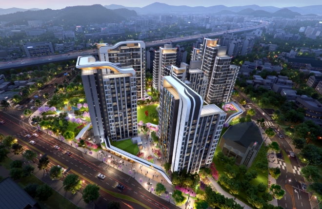 서울 제기 제6구역 재개발사업 조감도. /사진=SK건설.