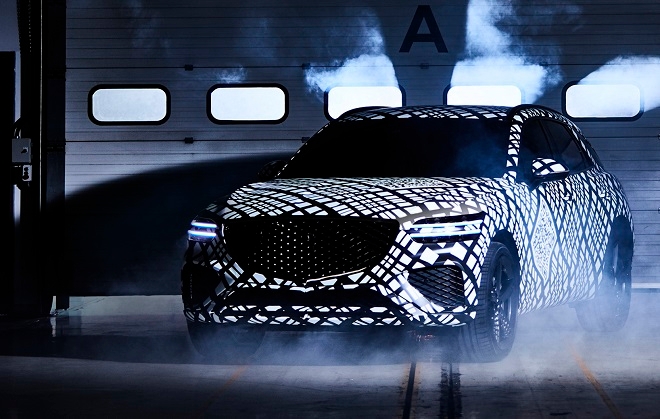 GV70 티저. 출처=제네시스.