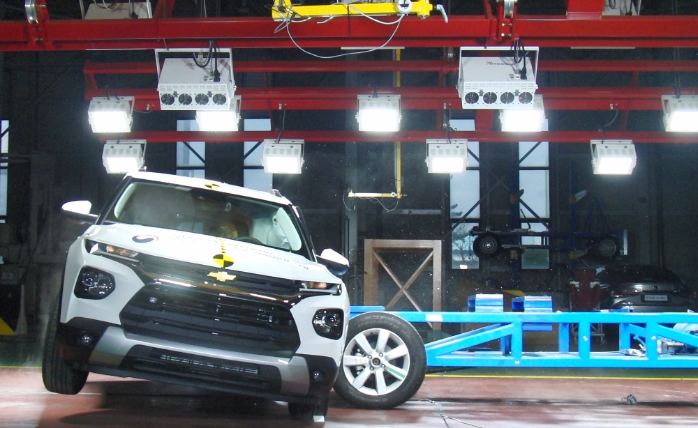 트레일블레이저 충돌테스트 이미지. 출처=KNCAP.