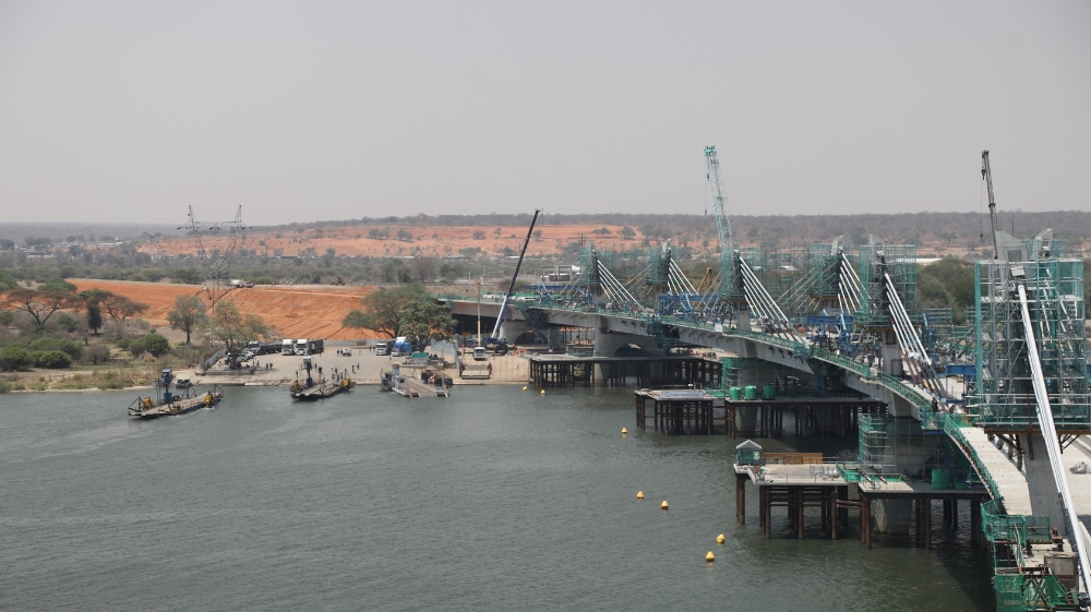 대우건설 보츠와나 카중굴라 교량현장 시공사진 / 사진=대우건설