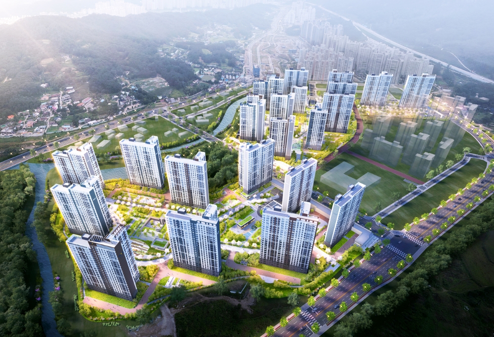 의정부 고산 수자인 디에스티지 조감도