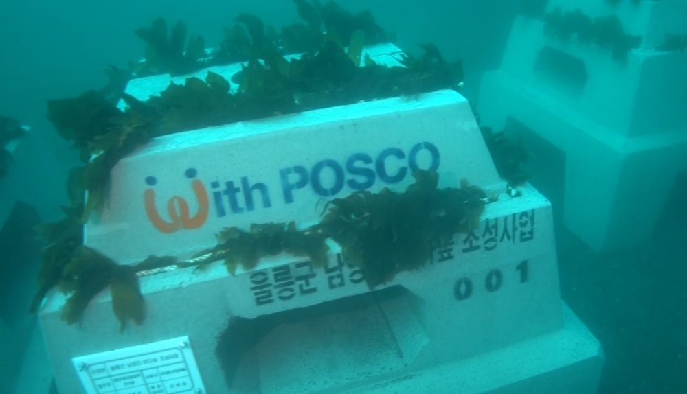 트리톤 수중 안착/사진=포스코