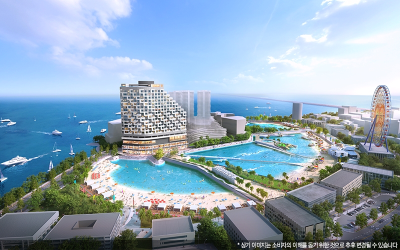 시흐 웨이브파크 푸르지오시티 조감도