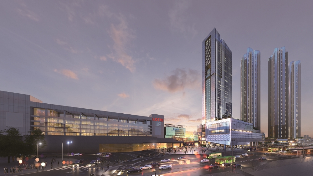 청량리역 롯데캐슬 SKY-L65 섹션오피스 투시도 / 사진=롯데건설