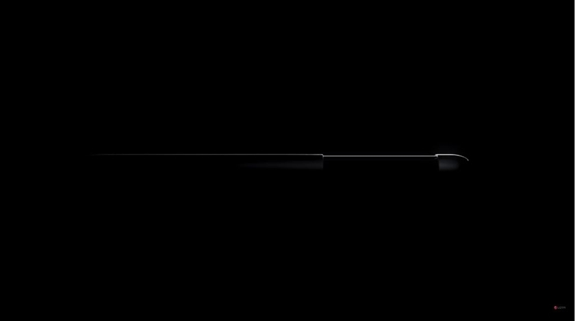 지난 9월 LG전자의 스위블폰 'LG 윙' 공개 영상 말미에는 '롤러블폰'으로 추정되는 이미지가 등장했다./사진=LG전자