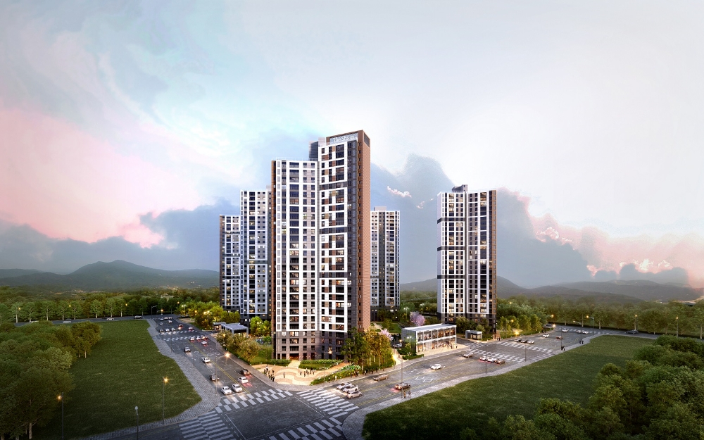 군산‘더샵 디오션시티 2차’투시도. / 사진제공 = 포스코건설