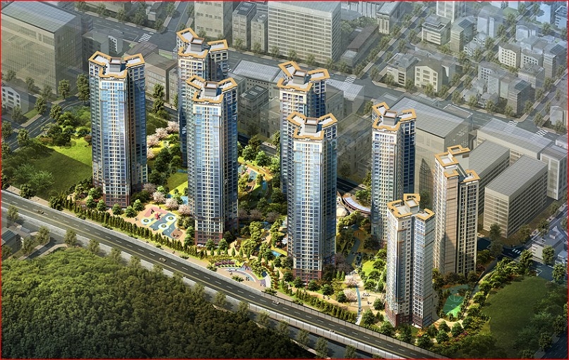 용인8구역 사업장 조감도. / 사진제공 = 우리자산신탁