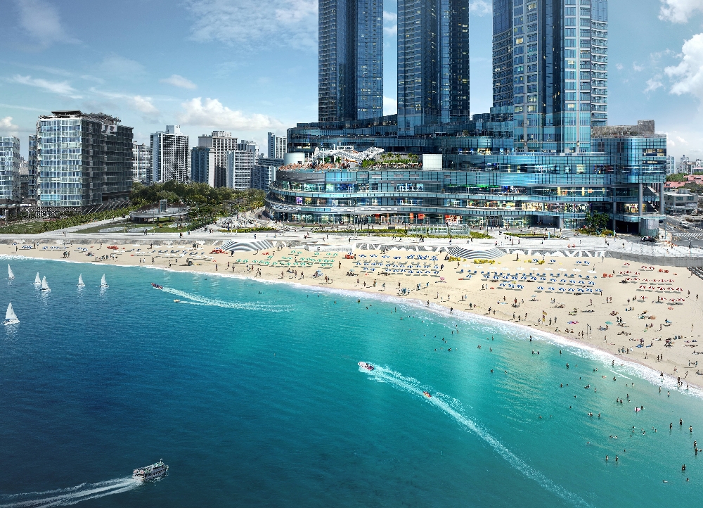 엘시티 더몰(the MALL) 조감도. / 사진제공 = 포스코건설