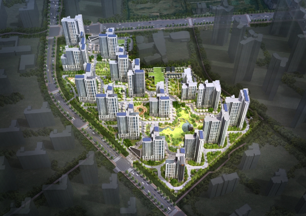 'e편한세상 영종국제도시 센텀베뉴' 조감도. / 사진제공 = DL이앤씨