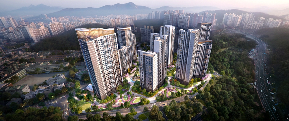 의정부 장암5구역 재개발 조감도./ 사진제공=SK건설