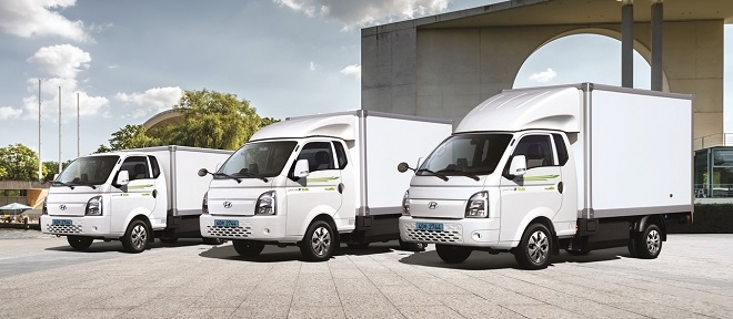 현대차 포터2 EV 내장탑차.