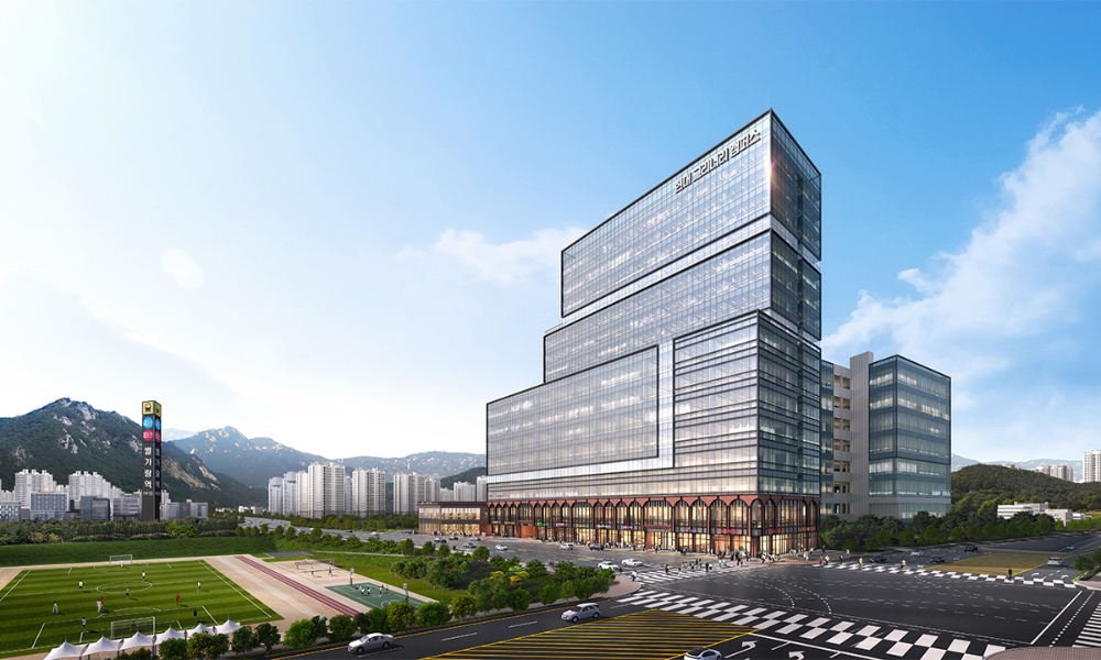 현대 그리너리 캠퍼스 별가람역 투시도