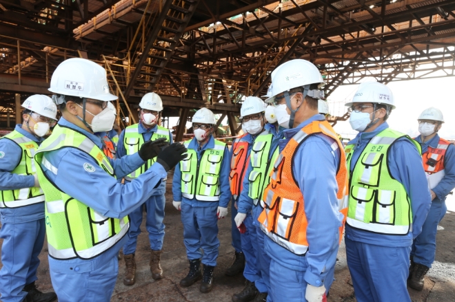 최정우 포스코그룹 회장이 최근 발생한 안전사고에 대해서 사과했다. 사진=포스코.