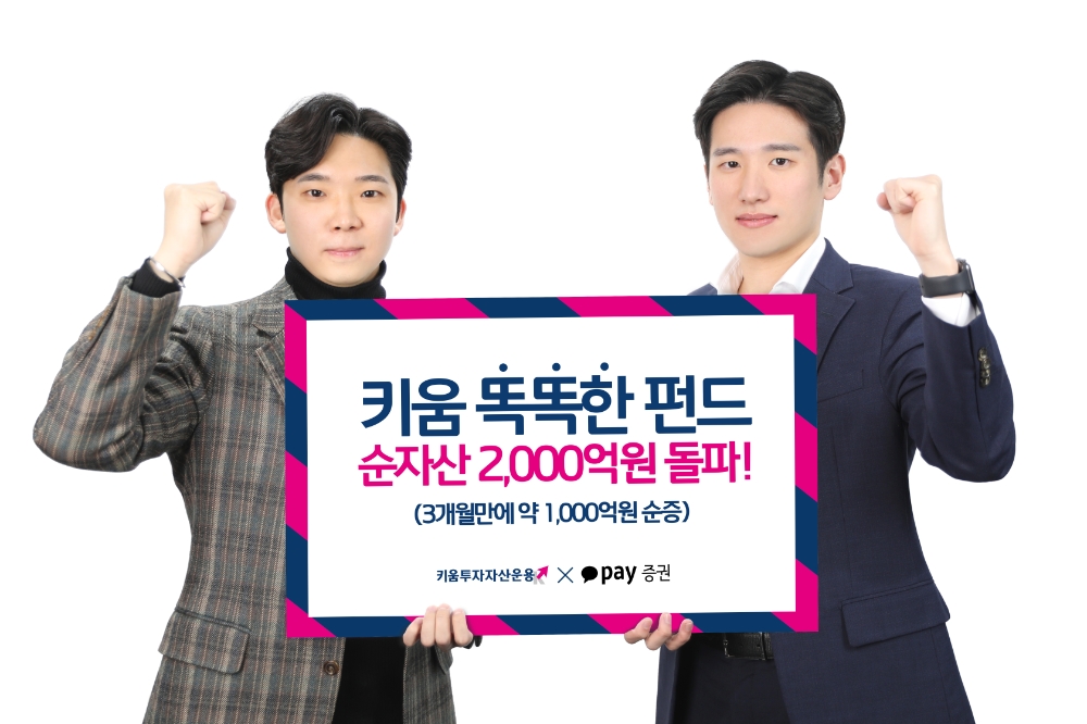 '키움 똑똑한 펀드' 순자산 2000억원 돌파 / 사진제공= 키움투자자산운용(2021.03.08)