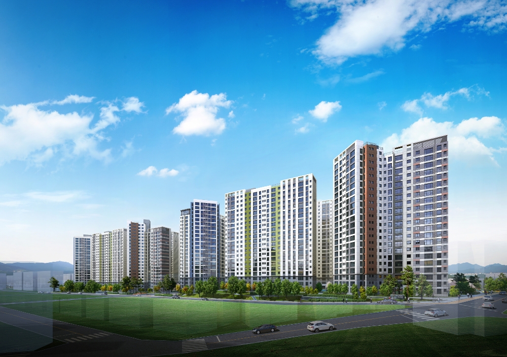 한양수자인 더팰리시티 투시도