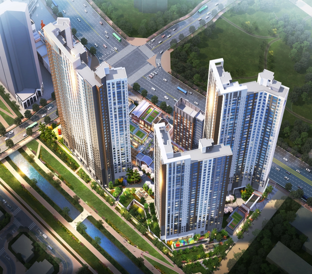 검단역 금강펜테리움 더 시글로 조감도