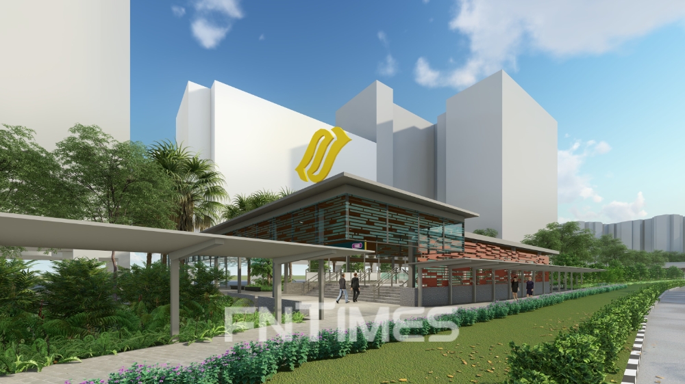 싱가포르 크로스 아일랜드 라인 파시르리스역 조감도 / 사진제공=대우건설