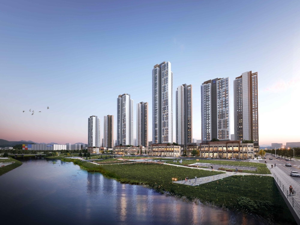 평택 ‘고덕신도시 유보라 더크레스트’ 투시도 / 사진=반도건설