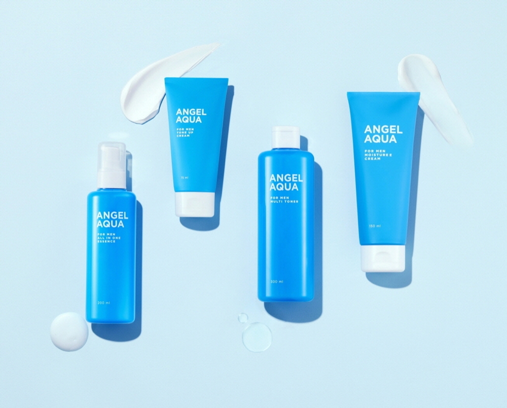 LG생활건강 비욘드의 ‘엔젤아쿠아 포맨’라인/사진제공=LG생활건강