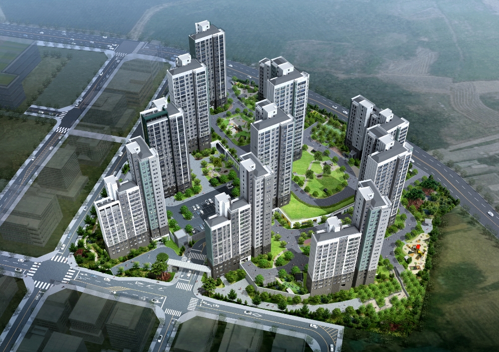 익산 푸르지오 더 퍼스트 조감도