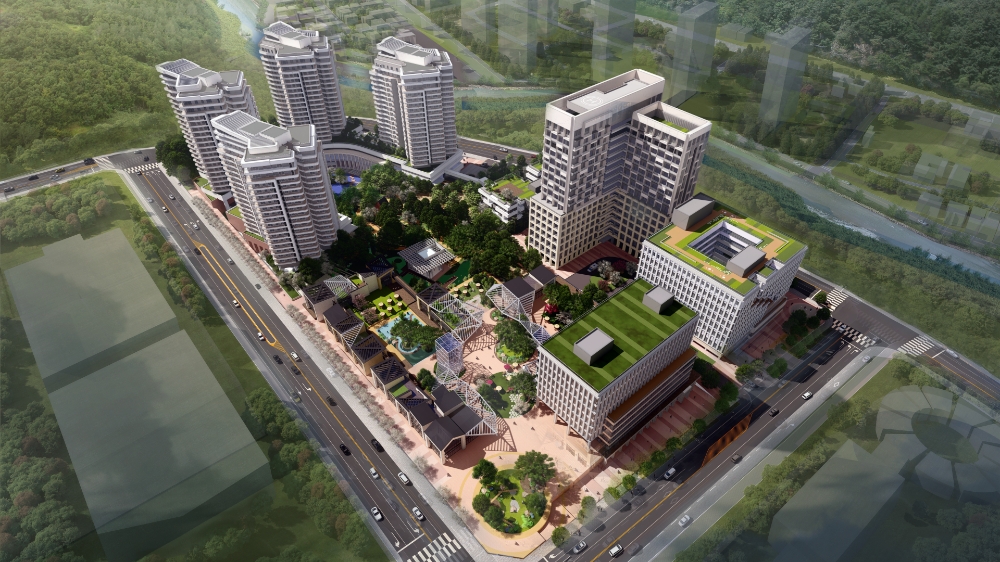 ‘오시리아 메디타운’ 조감도. / 사진=한화건설