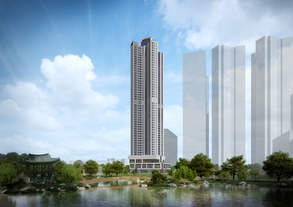 이천시 안흥동 주상복합시설 투시도. / 사진=동부건설