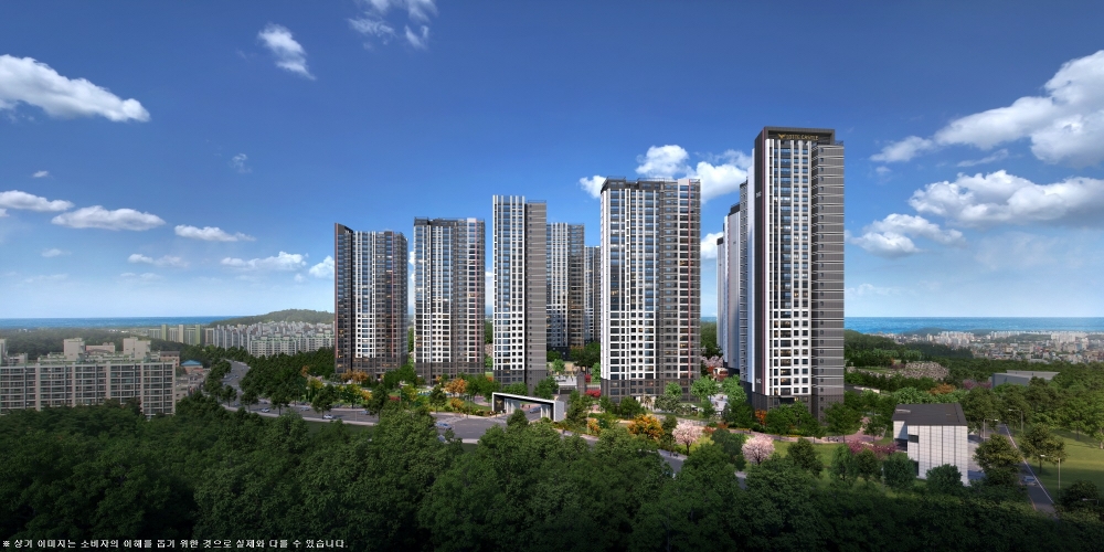 강릉 롯데캐슬 시그니처 메인투시도