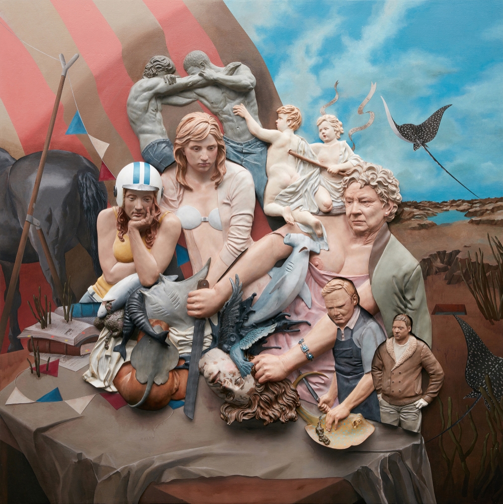 신건우 작가의 대상 수상작 '까마귀의 시련' / 사진=호반건설