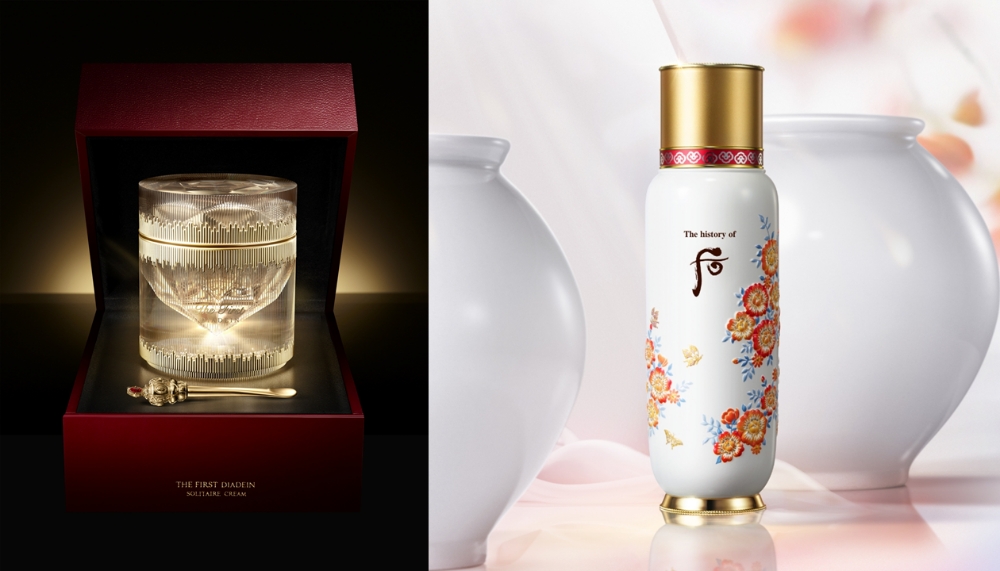 (왼쪽부터) LG생활건강 오휘, 후 브랜드 제품/사진제공=LG생활건강