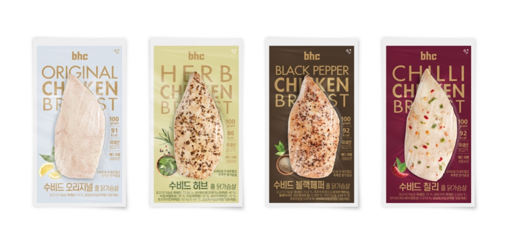 bhc가 닭가슴살 신제품을 선보였다./사진제공=bhc