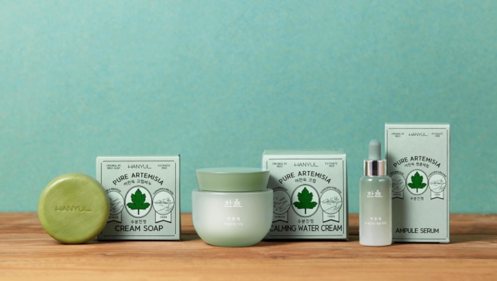 아모레퍼시픽 한율이 ‘어린쑥 1989 에디션’을 선보인다./사진제공=아모레퍼시픽