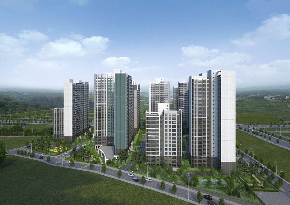 ‘구미 푸르지오 센트럴파크’ 투시도. / 사진=대우건설