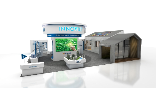 포스코그룹이 오는 12일부터 15일까지 4일간 서울 코엑스에서 열리는 코리아빌드 건축박람회에 참가해 친환경 안전을 테마로 이노빌트(INNOVILT) 제품을 선보인다. 사진=포스코그룹.
