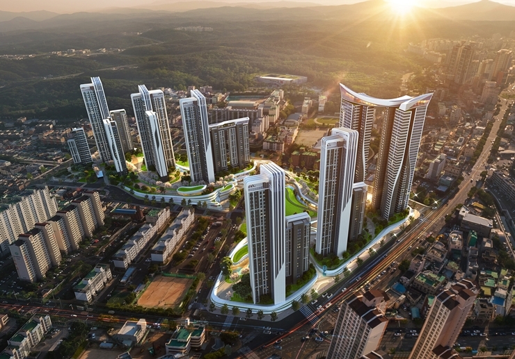 울산 남구 B-07구역 조감도 / 사진제공=HDC현대산업개발